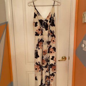 Ardene Floral Crepe Wrap Maxi Dress